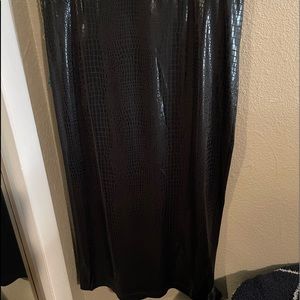 Leather skirt